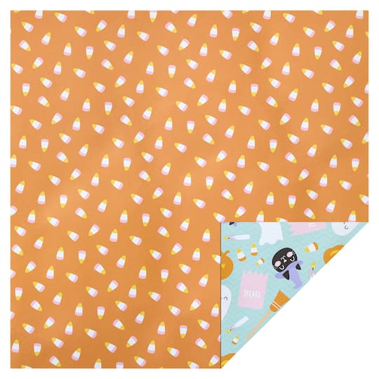 Michaels, 24 Pack: Halloween Double-Sided Paper by Recollections™, 12" x 12" – Category: Scrapbook Paper Sheets